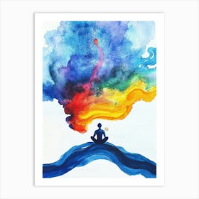 Human And Spirit Powerful Mind Energy Connect To The Universe Power 1 Poster