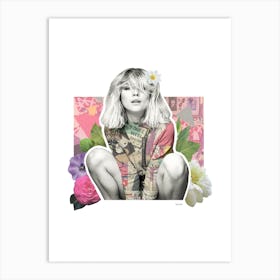 Blondie Collage Art Print