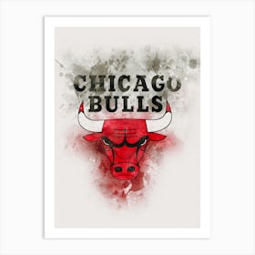 Chicago Bulls 4 Art Print