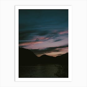 Lakeside Evening Art Print