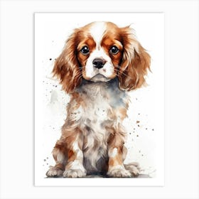 King Charles Spaniels Art Print