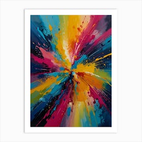 Splatter Painting Art Print