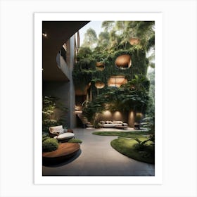 House In The Jungle Art Print