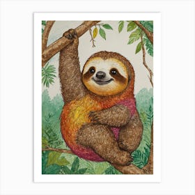 Sloth 42 Art Print