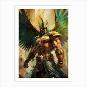 Hawkman Painting Art Print