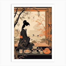 Tea Ceremony Japanese Style 8 Art Print