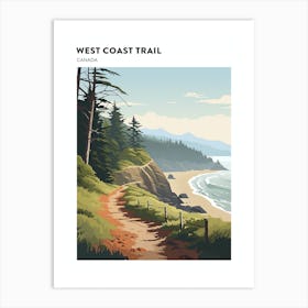 West Coast Trail Canada 2 Hiking Trail Landscape Poster Art Print