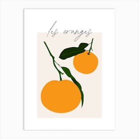 Les Oranges - Orange Print 1 Art Print