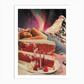 'Red Velvet Cake' Art Print