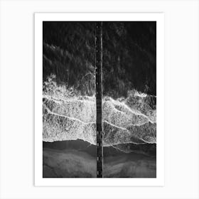 Monochrome Jetty Art Print