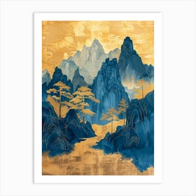 Chinese Mountains 14 Art Print