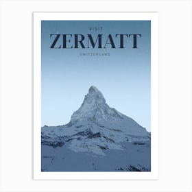 Travel Zermatt Art Print