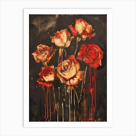 Blood Roses Art Print