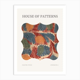 Textile Pattern Poster 12 Art Print