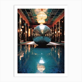 Fantasy Room And A Disco Ball 0 Art Print