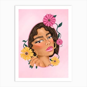 Cover Me In Flowers Art Print