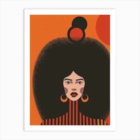 Afro Girl 47 Art Print