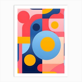 Abstract Geometric Pattern 3 Art Print