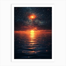 Astronomy Stock Videos & Royalty-Free Footage Art Print