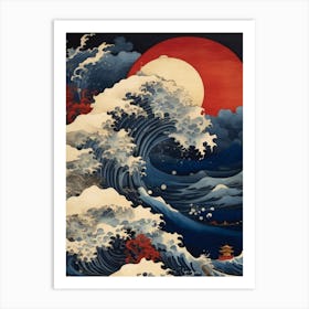 Great Wave Off Kanagawa Art Print