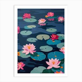 Water Lilies 13 Art Print