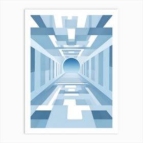 Tunnel - Tunnel Stock Videos & Royalty-Free Footage Art Print