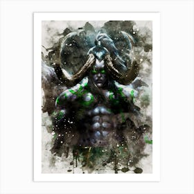 Illidan Stormrage World Of Warcraft Art Print