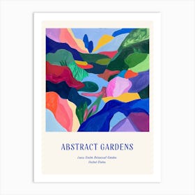 Colourful Gardens Lewis Ginter Botanical Garden Usa 3 Blue Poster Art Print