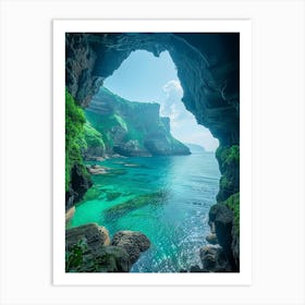 Cave In The Mountains 1 Art Print