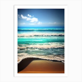 Beach Scene Art Print