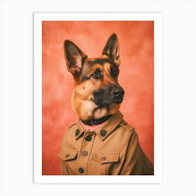 A German Shepherd Dog 3 Art Print