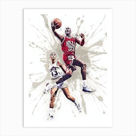 Michael Jordan Chicago Bulls 1 Art Print