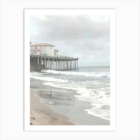 Beach Pier 1 Art Print