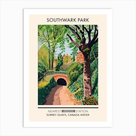 Southwark Park London Parks Garden 8 Art Print