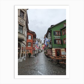 swiss streets Art Print