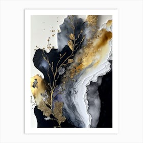 Elegant Marble Abstract Painting 5 Art Print