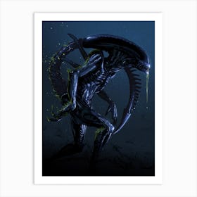 Alien Xenomorph II Art Print