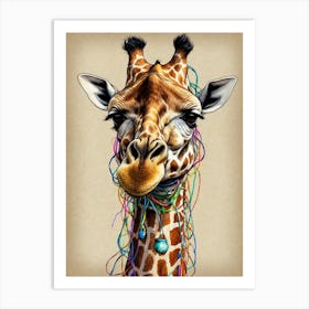 Giraffe 18 Art Print