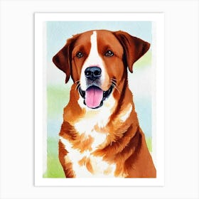 Chesapeake Bay Retriever 2 Watercolour Dog Art Print