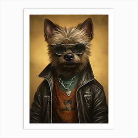 Gangster Dog Cairn Terrier 5 Art Print