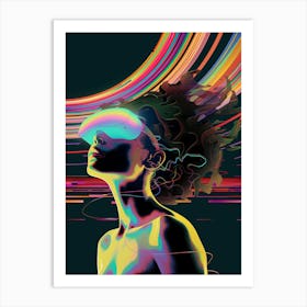 Virtual Reality, Future art, artwork print, "The New Truth" Art Print