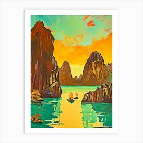 Ha Long Bay Viet Nam (3) Art Print