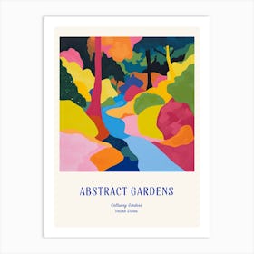 Colourful Gardens Callaway Gardens Usa 3 Blue Poster Art Print