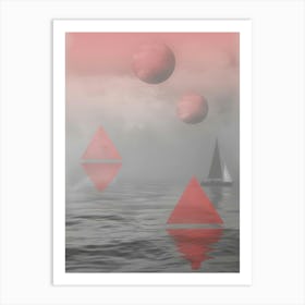 Sailor On The Water Art Print