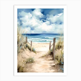 Path To The Beach Art Print