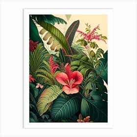 Tropical Paradise 2 Botanicals Art Print