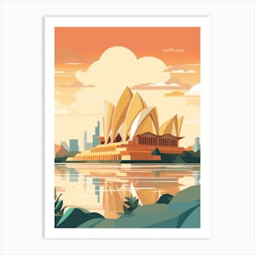 Australia 2 Travel Illustration Art Print