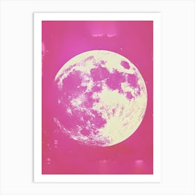 Pink Moon 5 Art Print