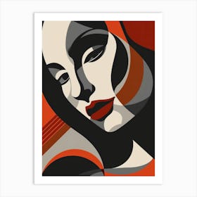 Abstract Woman 9 Art Print