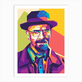 Walter White Aka Heisenberg Breaking Bad Wpap Art Print